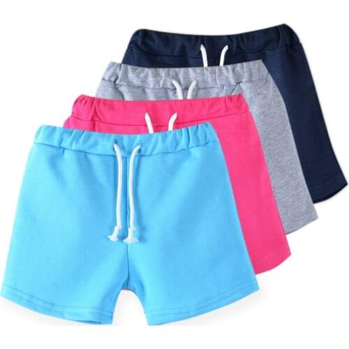 SheeCute new candy color girls shorts hot summer boys beach pants shorts Kids trousers childrens pants 3722