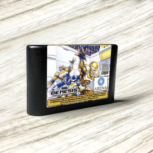 Speedball 2 Brutal Deluxe - USA Label Flashkit MD Electroless Gold PCB Card for Sega Genesis Megadrive Video Game Console