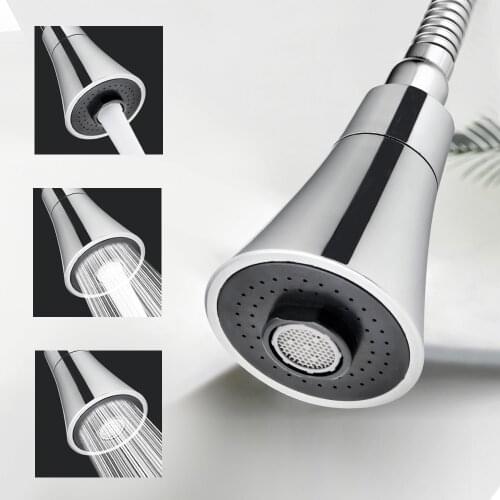 Universal Kitchen Water Faucet Adjustable Pressure 360 Degree Rotating Water Tap Head Water Saving Shower Faucet Nozzle Adapter