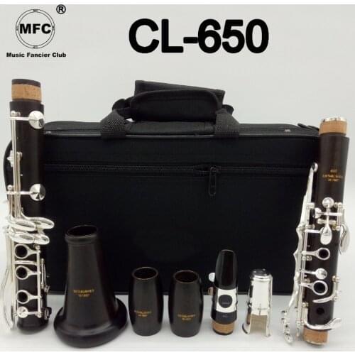 Brand New MFC Intermediate Professional Clarinet 650 Mouthpiece Accessories Sandalwood Ebony Professional Student Model Bakelite