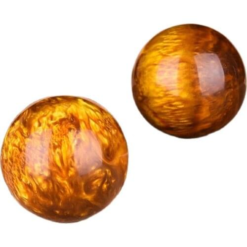 Natural Golden Silk Sea Willow Solid Hand To Turn The Ball Hand Hall Massage Finger Exerciser