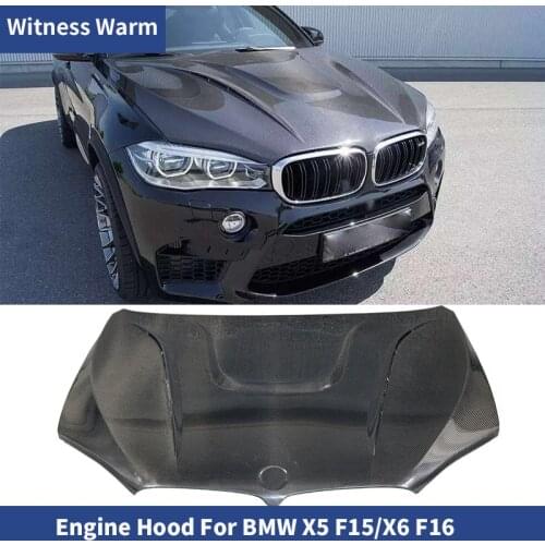 X5 X6 carbon engine bonnet for BMW F15 X5 F16 X6 carbon fiber engine bonnet cover engine hood Car body kit 14-UP