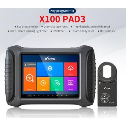 XTOOL X100 PAD3 Key Programmer Immobilizer Odometer Adjustment ForGM ForRenault OBD2 Car Diagnostic Tools Free Update Online