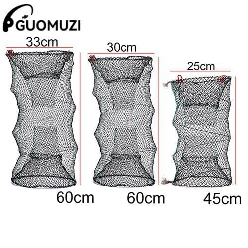 1pc Crab Crayfish Lobster Catcher Pot Trap Fish Net Fishing Collapsible Trap Cast Keep Net Eel Prawn Shrimp Live Bait