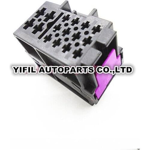 16 Pin/Way Seat Heating Heater Controller Plug Connector With Terminal For VW CC Polo Golf Passat Sagitar Audi 6Q0 937 713