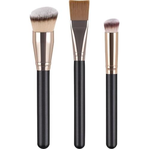 3Pcs Mini Makeup Brushes Professional Powder Eyebrow Eyeshadow Make Up Brushes Set Portable Makeup Brush