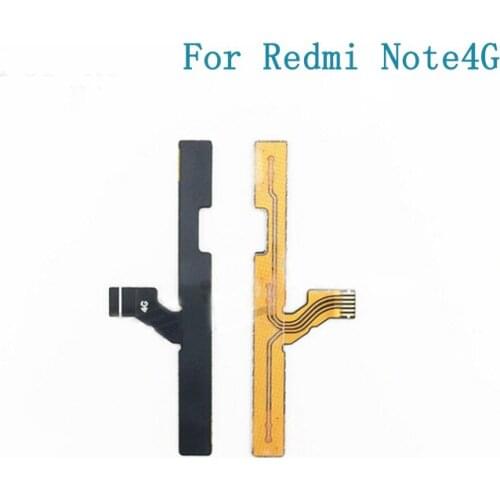 50pcs/lot Volume Switch On Off Buttons For Xiaomi Redmi Note4G Switch Volume Power Up/Down Button Flex Cable Replacement