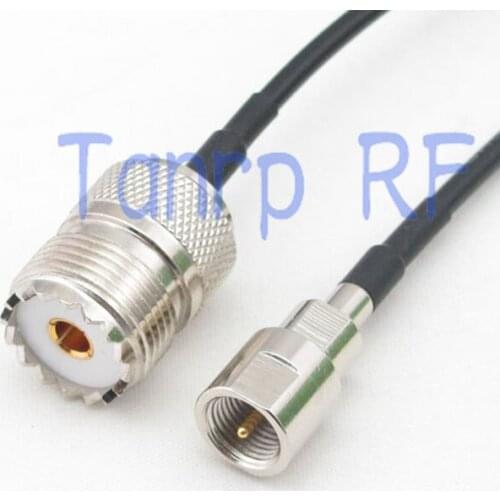 6in UHF female jack to FME male plug RF connector adapter 15CM Pigtail coaxial jumper cable RG174 extension cord