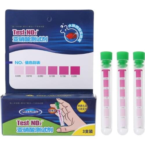 Aquarium Fish Tank PH NO2 NO3 Chlorine Water Quality Test Nitrite Test Solution
