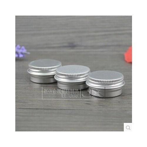5ml Aluminum Packaging Bottle Ointment Jar 5g screw cap Cream Packing Jar Container 5g/ml aluminum canister pot