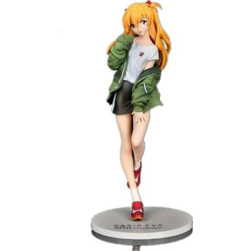 Anime Figure Toy 1/7 Asuka Shikinami Ver. Unpainted Action Figure PVC Model Collections Toys