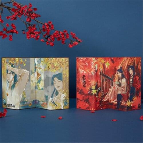 Anime Tian Guan Ci Fu Original Comics Hua Cheng Xie Lian Screen Bookmark Maple leaf TGCF Sa New