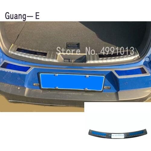Car Styling Stainless Steel Inner Rear Bumper Trim Plate Trunk Frame Threshold Pedal 1pcs For Lexus UX 200H 250H 260H 2019 2020