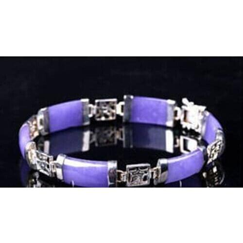 Free shipping >>>>>>Charming Natural Alexandrite Chain Jewelry Bracelet 7.5"