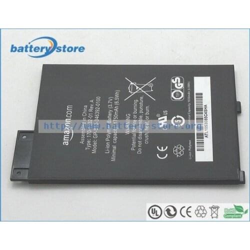 Free ship 1750mAh, 6.5W Genuine battery GP-S10-346392-0100, D00901 , 170-1032-00, S11GTSF01A, 170-1032-01 for AMAZON KINDLE3 3G