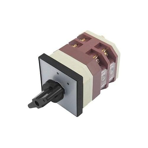 Latching AC 380V 16A 8 Terminals 2 Position Cam Combination Changeover Switch