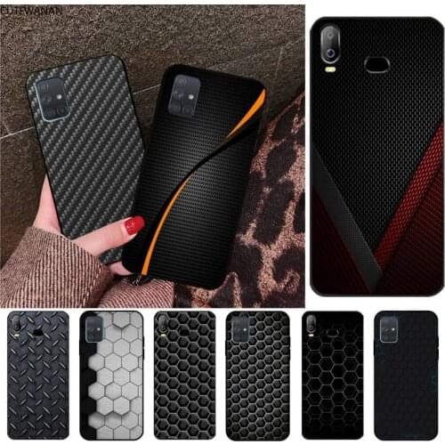 Car carbon fibre prin Coque Shell Phone Case For Samsung Galaxy A21S A01 A11 A31 A81 A10 A20E A30 A40 A50 A70 A80 A71 A51