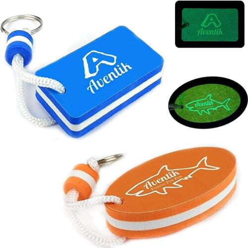F Riverruns Aventik Floating Key Ring Lightweight Practical Water Buoyant Keychain, Boat Key Chains, Accessory for Water Sports