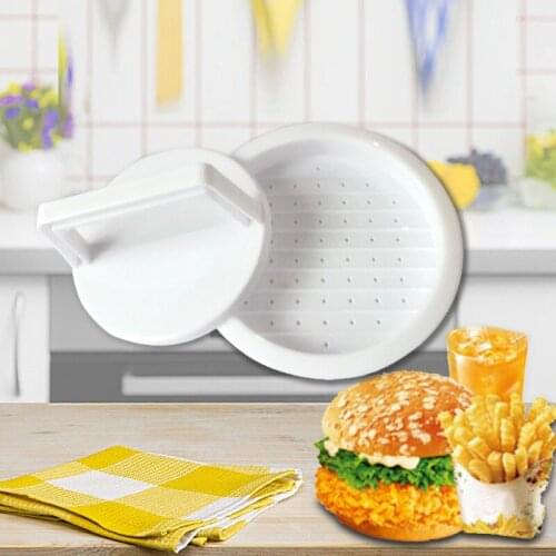 Kitchen Hamburger Meat Beef Maker Grill Burger Patty Mould Press Mold Tools round Hamburg Manual Press Mold Kitchen Accessories