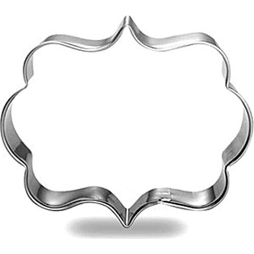 Frame Style Cookie Tools Biscuit Cutter Stainless Steel Baking Mold Sugarcraft Pastry Tools Kitchen Accessories Baking Fondant