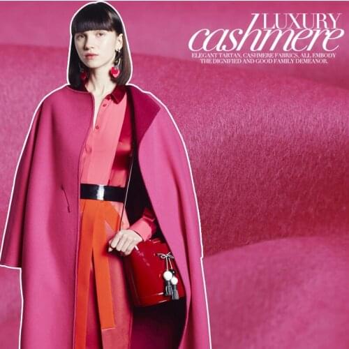 Qiu dong double thickening cashmere wool cashmere coat fabric woolen cloth coat dust coat fabric clothing