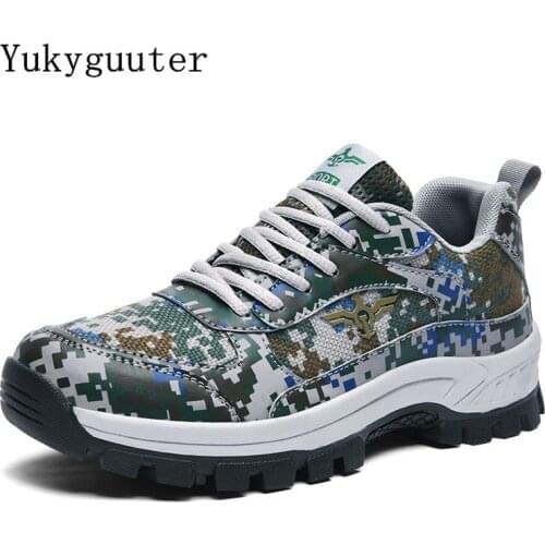 Men Woman Sport Running Shoes Couple Camouflage Outdoor Breathable Thick Sole Lightweight Athletic Training Sneakers