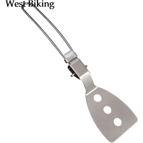 Stainless Steel Folding Spatula Food Turner Cookware Outdoor Picnic Equipment