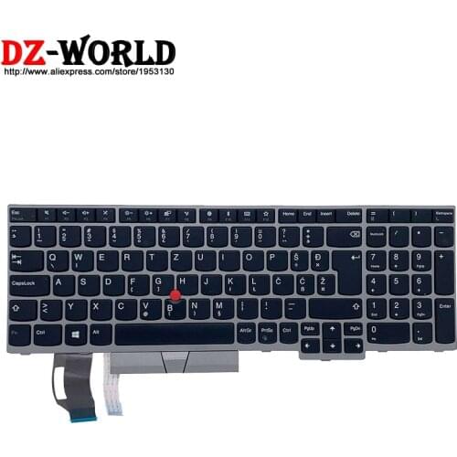New/Orig Slovenian Keyboard for Lenovo Thinkpad E580 E585 E590 E595 T590 P53S L580 L590 P52 P72 P53 P73 Laptop 01YN644 01YN724