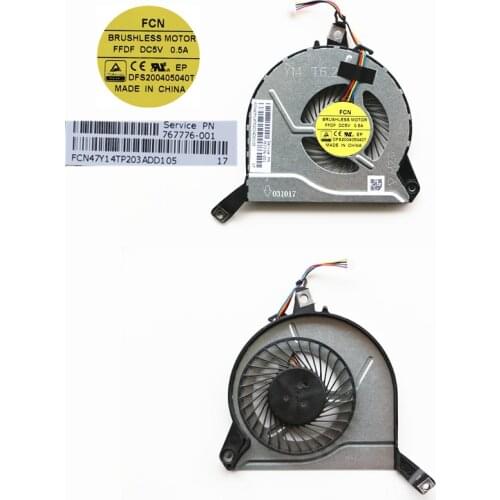 NEW 767776-001 FOR HP 15-P076TX 15-P074TX 15-P075TX 15-P098TX 15-P105NR 15-P261NE CPU COOLING FAN