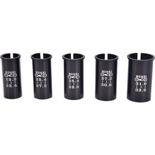 Alloy Bike Seat Post Tube Seatpost Reducing Sleeve Adapter Adjust Diameter