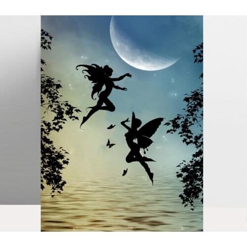 ZhuoAng Butterfly Fairy Clear Stamp / stamp DIY scrapbook / album decoration transparent seal / seamless seal