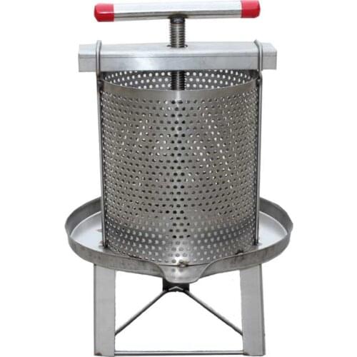 Stainless Steel Honey Extractor Bee Wax Press Machine Mesh Honey Press Beekeeping Equipment Beeswax Presser Beekeeper Supplies