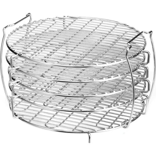 Dehydrator Rack Stand with 5 Stackable Layers Tainless Steel for Ninja Foodi Pressure Cooker Air Fryer 6.5 Qt & 8 Qt