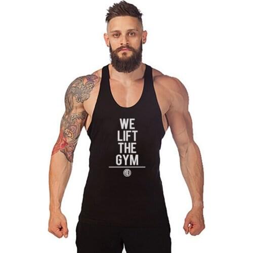 Workout New Brand Fashion Cotton Sleeveless Shirts Tank Top Men Fitness Sport Shirt Mens Singlet Bodybuilding Gym Vest Fitness