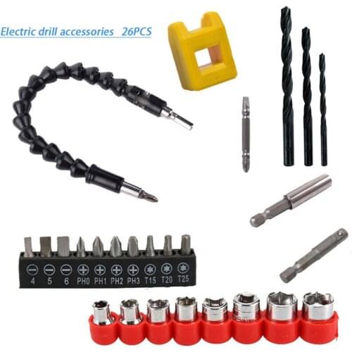 295mm Flexible Shaft Extension Screwdriver Drill Bit Holder Link for Electronic Drill Electronics Drill 1/4" Hex Shank