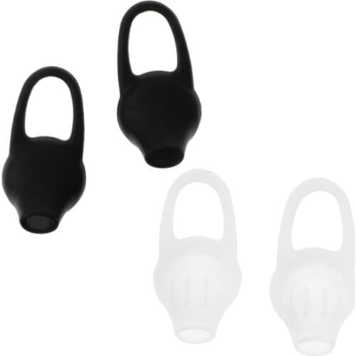 2 Pairs Universal Soft Silicone Gel Ear Covers Eartips Earbuds for Earpieces