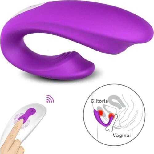 G Spot Vibrator With Clitoris Stimulator Wireless Remote Control For Couple Sex Product Fun 9 Vibration Modes Adult Toys Woman