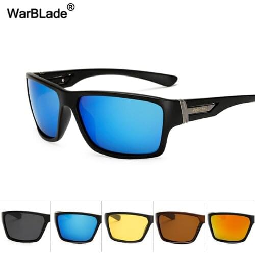 WarBLade New Fashion Sunglasses Sports Men Polarized Sunglasses Male Driving Mirrors Goggles Sun Glasses UV400 Oculos Masculino