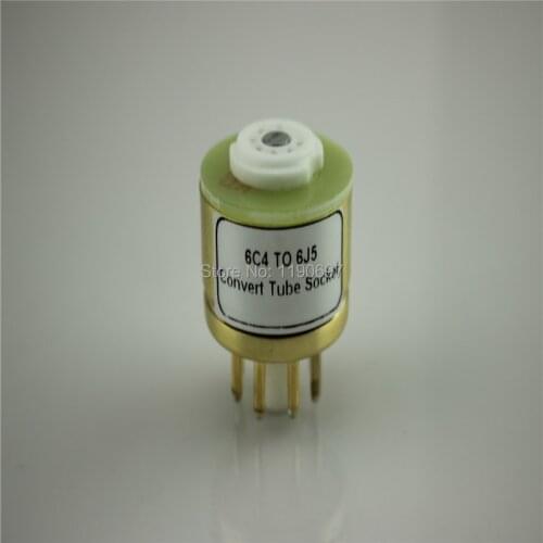 1PC 6C4(top) TO 6J5(bottom) 7Pins TO 8Pins Tube DIY Audio Vacuum Tube Adapter Socket Converter Free Shipping