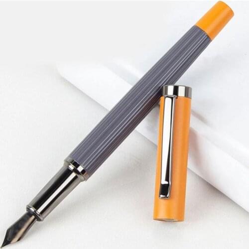 1PC Luxury Metal Fountain Pen Elegant Retro Morandi Gift Fountain Pen School Pens Stationery Color Business Office Student O9U7