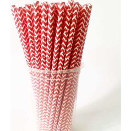 25pcs/Set Disposable Paper Straws Creative Glitter Drinking Straw Fashion Birthday Party Supplies Mix Stripes Tableware