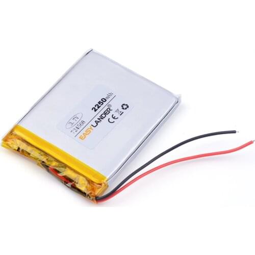 3.7V 2250mAH 724568 PLIB polymer lithium ion battery Li-ion battery for tablet pc,GPS,mp3,mp4,cell phone,speaker