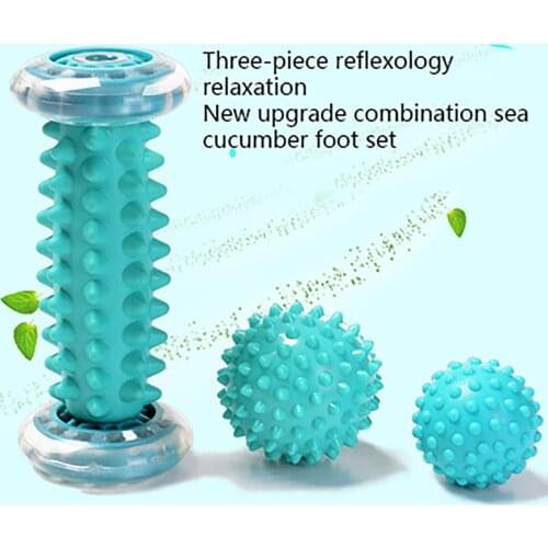 3pcs Massage Ball Plantar Fascia Ball Fitness Muscle Relaxation Set Hand Foot Whole Body Peanut Transmembrane Ball