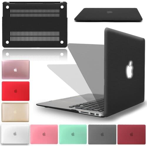 Laptop Case for Apple Macbook Air 13/11/Pro 13/15/16 /Macbook 12" Unisex Solid color Hard Cover Case