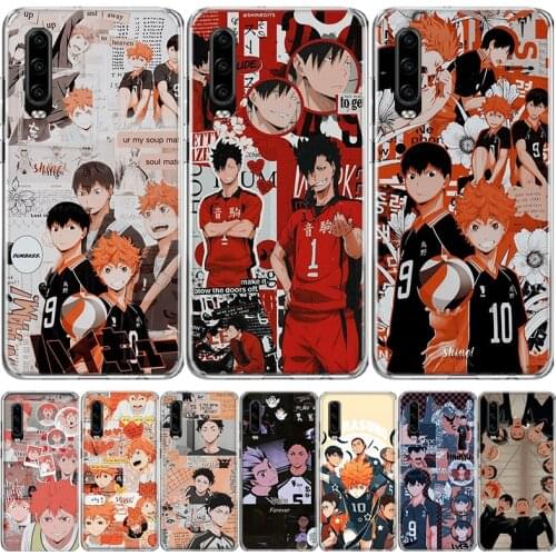 Haikyuu Nekoma Anime Phone Case For Huawei Mate 30 20 10 P40 P30 P20 P10 Pro Lite P Smart Z Plus 2019 2018 Cover Coque