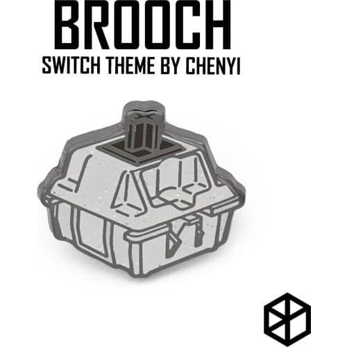 Chenyi Keyboard Switch Cheme Brooch Pin Cardigan Shirt Shawl Pin cherry switch red blue black brown