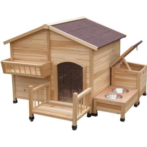 Dog House Large Golden Retriever Doghouse Outdoor Pet Cage Large Dog Cage Wooden Outdoor Anticorrosive Dog Room Supplies