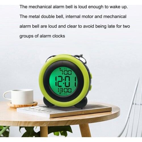 Hot New Loud Alarm Clock For Heavy Sleepers-Dual, Alarm Clock With Snooze,Backlight Silent Alarm Clock With Light Fast Delivery