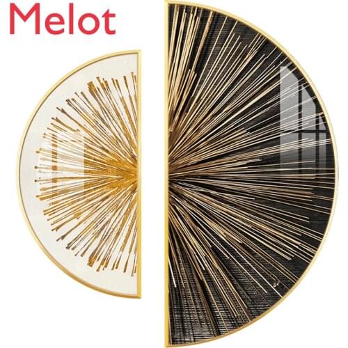 Crystal Porcelain Painting Modern Abstract Hallway Wall Decorative Painting the Living Room Aisle Corridor Wall Painting