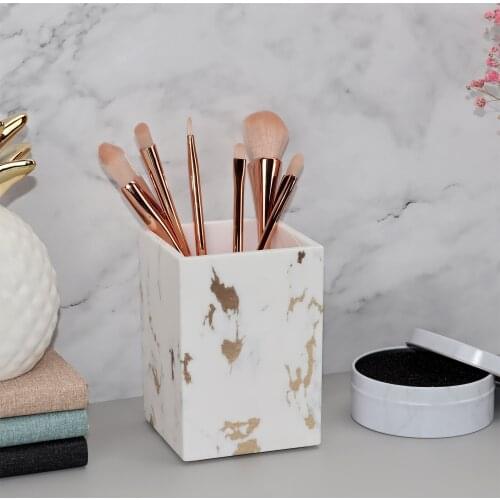 Multifunction Square Desk Pen Pencil Organizer Cup Storage Holder Container Stationery Office School Supplies Office Accessories